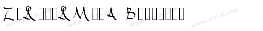 ZhaohuaMinA Bold字体转换